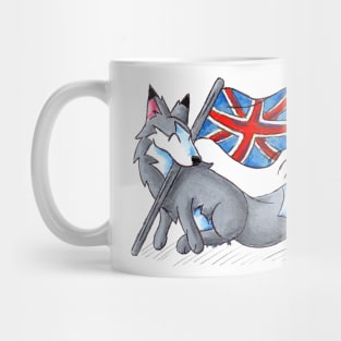 Flag Flying Wolf (UK) Mug